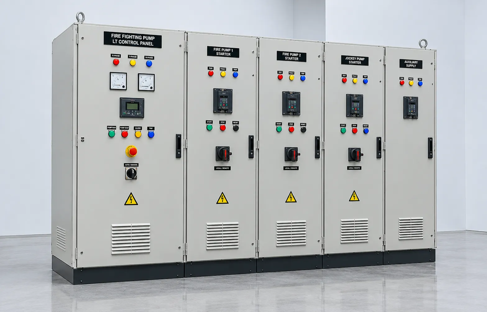 Fire Fighting Pump LT Control Panel
