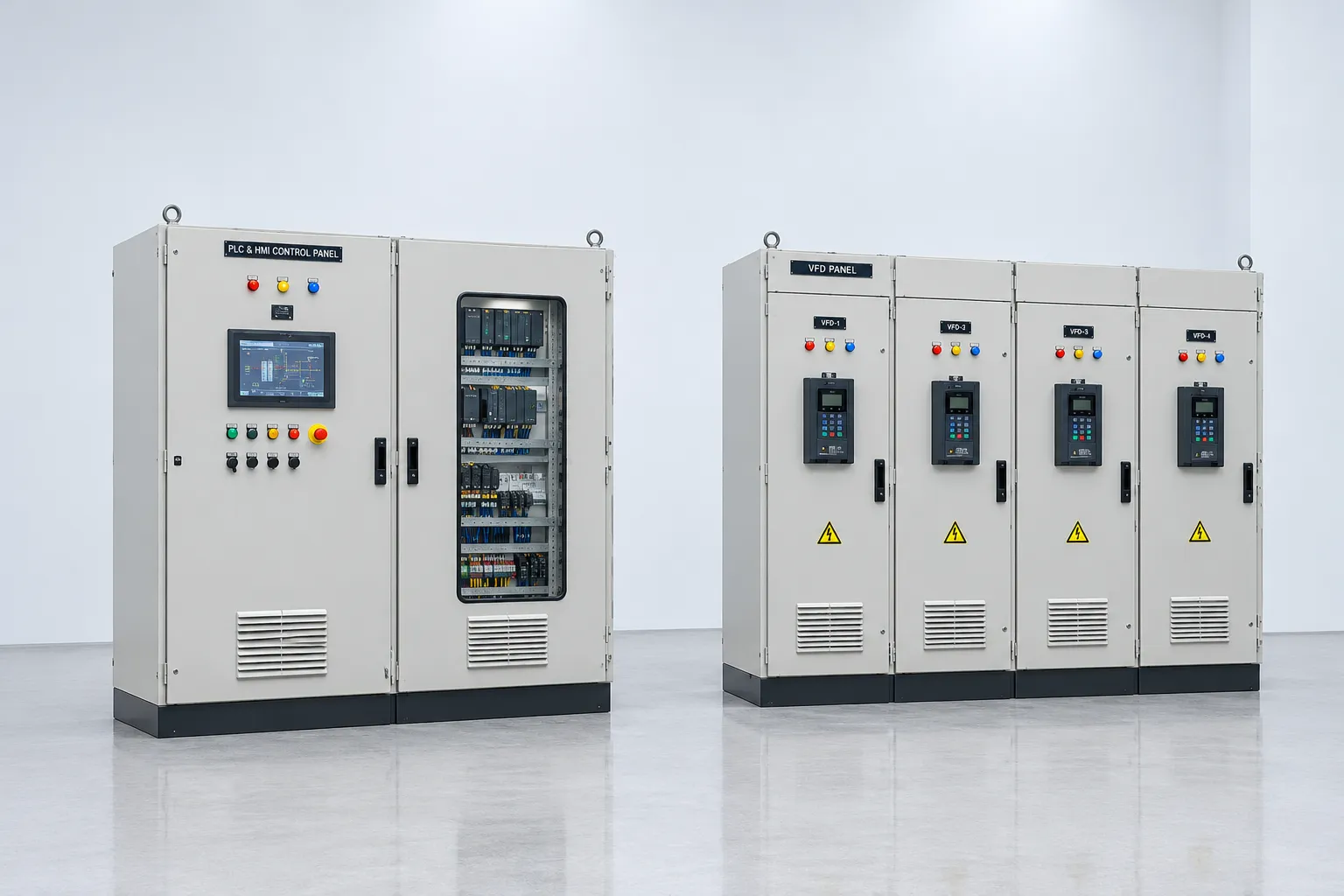 PLC & VFD Panel