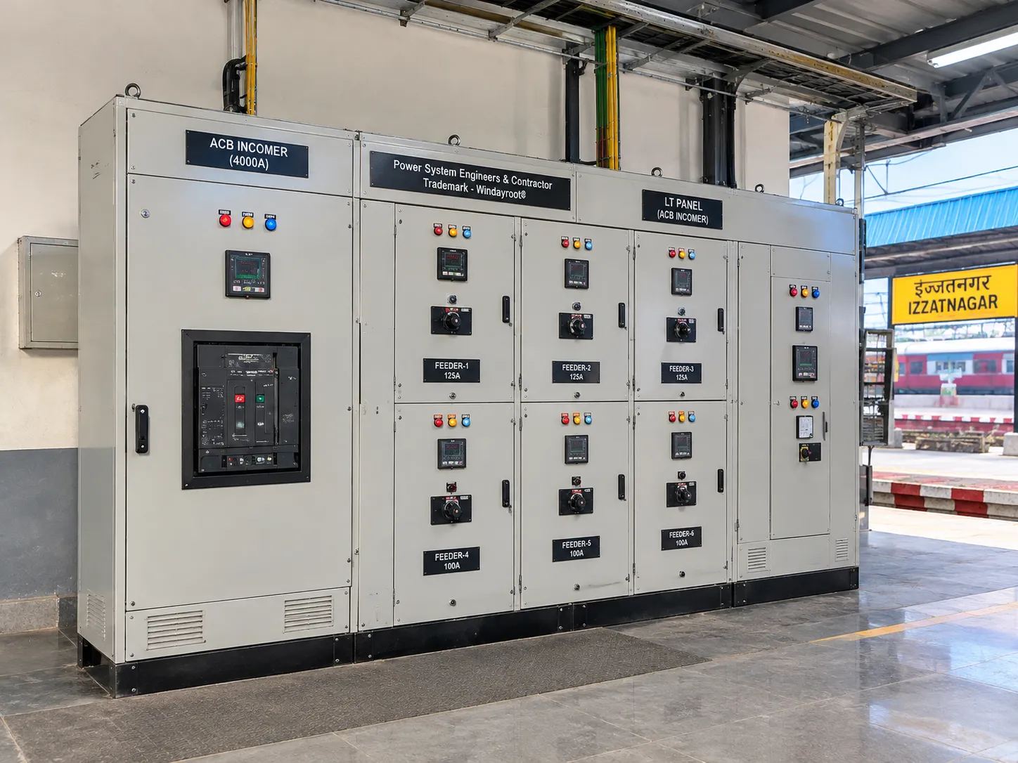 PLC & VFD Control Panel